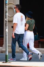 Pregnant JENNIFER LAWRENCE and Cooke Maroney Out in New York 09/04/2020
