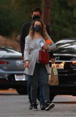 Pregnant RACHEL MCADAMS at a Park in Los Angeles 09/23/2020