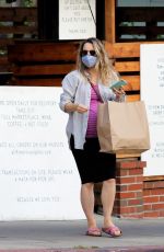 Pregnant RACHEL MCADAMS Out for Takeout Food in Los Angeles 09/17/2020