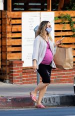 Pregnant RACHEL MCADAMS Out for Takeout Food in Los Angeles 09/17/2020