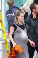 Pregnant SOPHIE COOKSON and Stephen Campbell Moore Out in London 08/26/2020