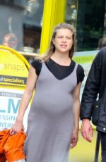 Pregnant SOPHIE COOKSON and Stephen Campbell Moore Out in London 08/26/2020