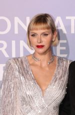 PRINCESS CHARLENE OF MONACO at Monte-carlo Gala for Planetary Health 09/24/2020