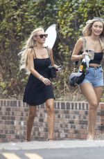 RACHEL FENTON in Denim Shorts Out in London 09/01/2020