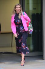 RACHEL RILEY Leaves Media City in Salford 09/29/2020