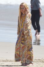 RACHEL ZOE Out on Her Birthday at a Beach in Los Angeles 09/01/2020