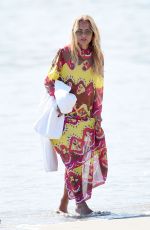 RACHEL ZOE Out Walking at a Beach in Santa Barbara 08/31/2020