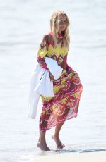 RACHEL ZOE Out Walking at a Beach in Santa Barbara 08/31/2020