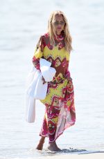 RACHEL ZOE Out Walking at a Beach in Santa Barbara 08/31/2020