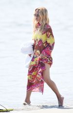 RACHEL ZOE Out Walking at a Beach in Santa Barbara 08/31/2020