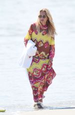 RACHEL ZOE Out Walking at a Beach in Santa Barbara 08/31/2020