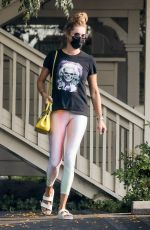 REBECCA ROMIJN Leaves a Spa in Malibu 09/15/2020