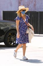 REESE WITHERSPOON Arrives at Spa in Brentwood  09/02/2020