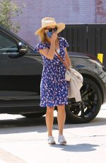 REESE WITHERSPOON Arrives at Spa in Brentwood  09/02/2020