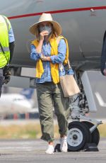 REESE WITHERSPOON Boarding a Private Jet in Van Nuys 09/09/2020