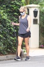 REESE WITHERSPOON Out with her Dog in Brentwood 09/08/2020