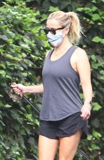 REESE WITHERSPOON Out with her Dog in Brentwood 09/08/2020