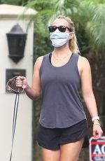 REESE WITHERSPOON Out with her Dog in Brentwood 09/08/2020