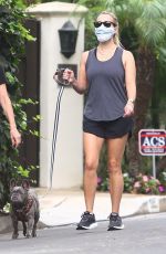 REESE WITHERSPOON Out with her Dog in Brentwood 09/08/2020