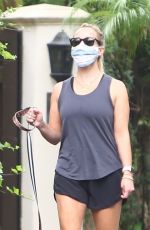 REESE WITHERSPOON Out with her Dog in Brentwood 09/08/2020