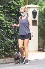 REESE WITHERSPOON Out with her Dog in Brentwood 09/08/2020