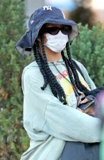 RIHANNA Out and About in Los Angeles 09/22/2020