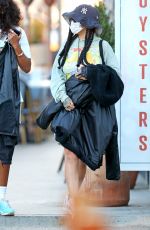 RIHANNA Out and About in Los Angeles 09/22/2020