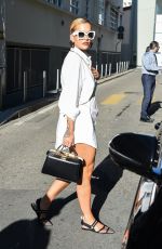 RITA ORA Leaves Her Hotel in Milan 09/23/2020