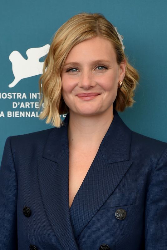 ROMOLA GARAI at Miss Marx Photocall at 77th Venice Film Festival 09/05/2020