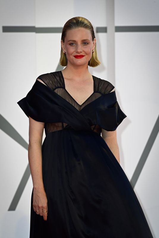 ROMOLA GARAI at Miss Marx Premiere at 2020 Venice Film Festival 09/05/2020