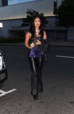 SAWEETIE Leaves Boa Steakhouse in West Hollywood 07/26/2020