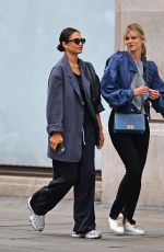 SHANINA SHAIK and NADINE LEOPOLD Out in London 08/24/2020