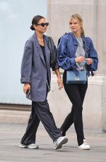 SHANINA SHAIK and NADINE LEOPOLD Out in London 08/24/2020