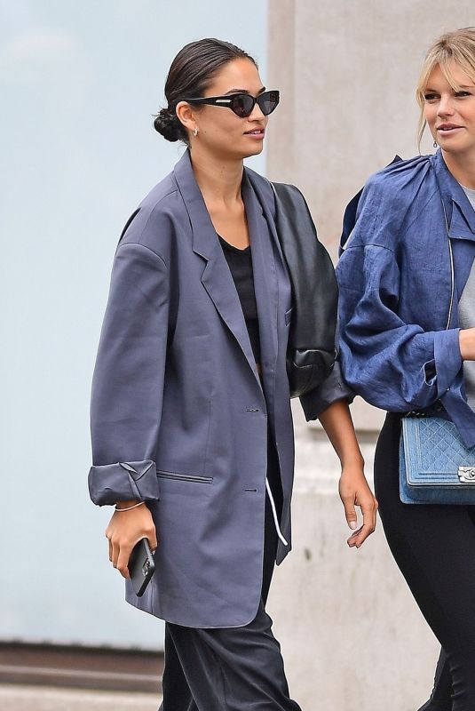 SHANINA SHAIK and NADINE LEOPOLD Out in London 08/24/2020