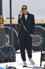 SHANINA SHAIK Out with her Dog in London 09/14/2020