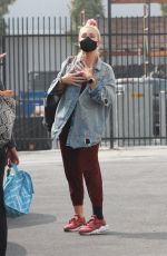 SHARNA BURGESS and BRITT STEWART Leaves DWTS Studio in Los Angeles 09/15/2020