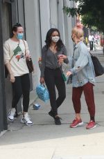 SHARNA BURGESS and BRITT STEWART Leaves DWTS Studio in Los Angeles 09/15/2020