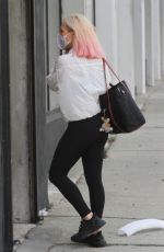 SHARNA BURGESS Arrives at DWTS Studios in Los Angeles 09/08/2020
