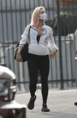 SHARNA BURGESS Arrives at DWTS Studios in Los Angeles 09/08/2020