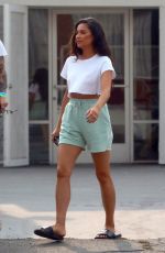 SHAY MITCHELL on the Set of Revlon Commercial in Los Angeles 09/09/2020