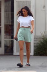 SHAY MITCHELL on the Set of Revlon Commercial in Los Angeles 09/09/2020
