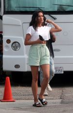 SHAY MITCHELL on the Set of Revlon Commercial in Los Angeles 09/09/2020