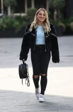SIAN WELBY Arrives at Capital Breakfast Show in London 09/28/2020