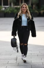 SIAN WELBY Arrives at Capital Breakfast Show in London 09/28/2020