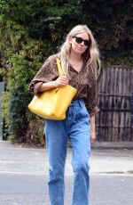 SIENNA MILLER Out and About in London 09/09/2020