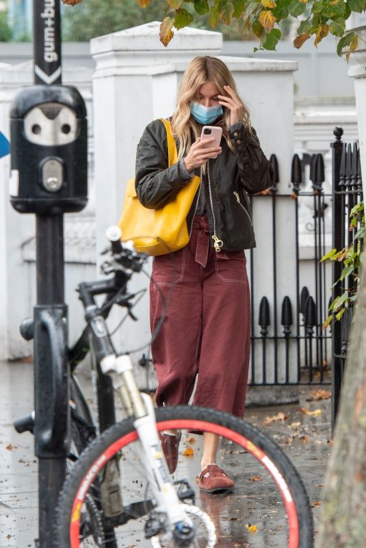 SIENNA MILLER Out Shopping in Notting Hill 09/24/2020