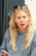 SIENNA MILLER Out with Her Dog in London 09/08/2020