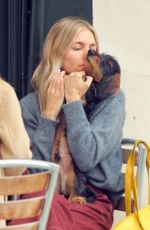 SIENNA MILLER Out with Her Dog in London 09/08/2020