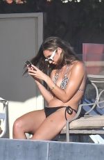 SISTINE ROSE STALLONE in Bikini at a Party at Beach House in Malibu 08/29/2020