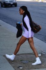 SKAI JACKSON Arrives at DWTS Studio in Los Angeles 09/03/2020